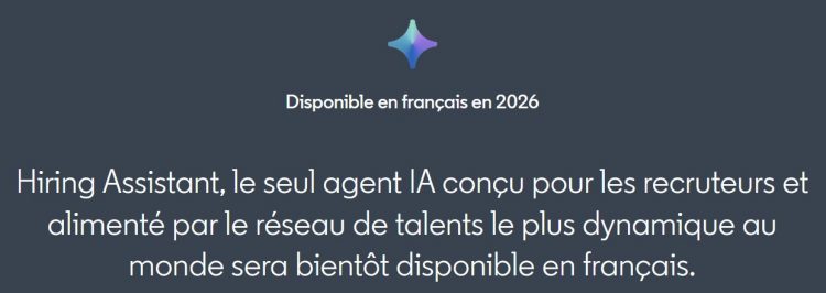 hiring assistant LinkedIn en France